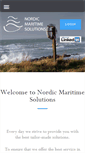 Mobile Screenshot of nordic-maritime-solutions.com