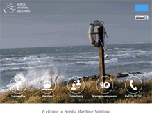 Tablet Screenshot of nordic-maritime-solutions.com